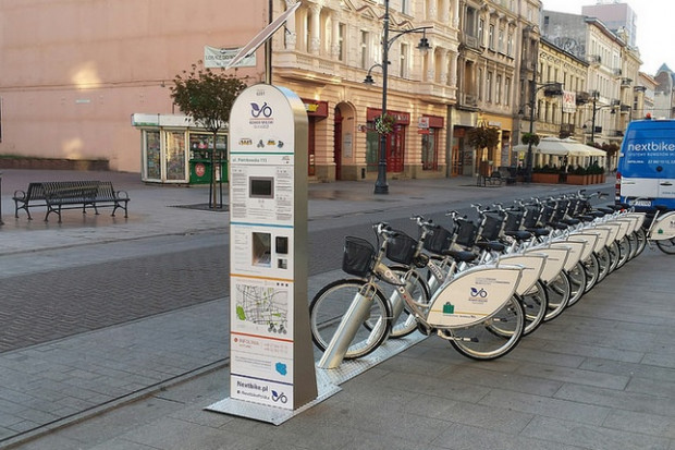 Tysiąc rowerów, które będzie można wypożyczyć w stu stacjach na terenie Łodzi (fot.nextbike.pl)