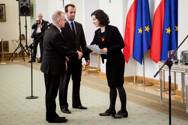 Tak było podczas gali wręczenia nagrody Super Samorząd w roku 2014. (Fot. : www.maszglos.pl)