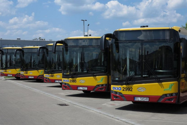 Solarisy to 12-metrowe autobusy, które mogą pomieścić 85 pasażerów. (Fot. Archiwum)