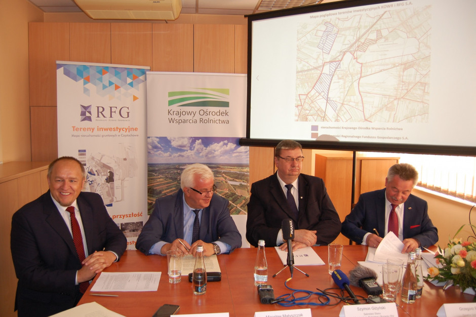 W lipcu przedstawiciele RFG S.A. i KOWR podpisali list intencyjny rozpoczynający proces budowy Rynku Hurtu Rolno-Spożywczego (fot. rfgsa.pl)