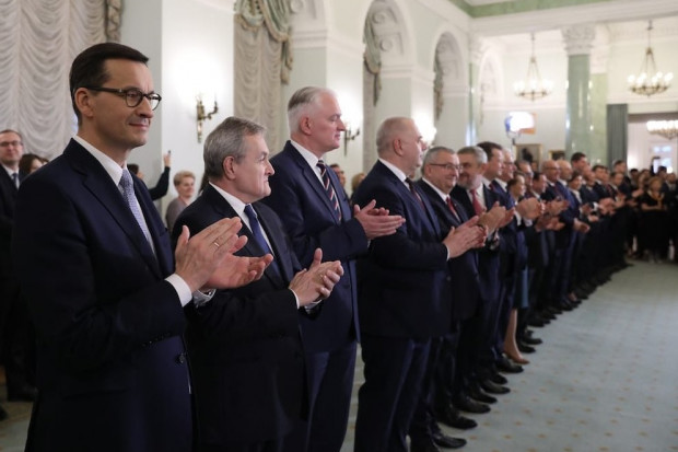 Na czele rządu ponownie stanął Mateusz Morawiecki (fot. TT/Kancelaria Premiera)