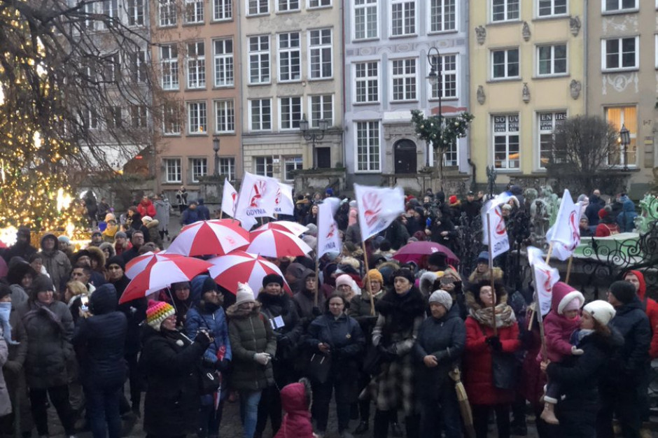 W Gdańsku odbyła się manifestacja Związku Nauczycielstwa Polskiego