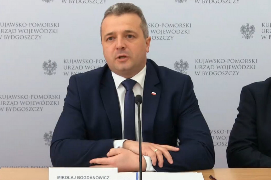 Wojewoda kujawsko-pomorski Mikołaj Bogdanowicz. (Fot. Archiwum) Wojewoda kujawsko-pomorski Mikołaj Bogdanowicz. (Fot. Archiwum)