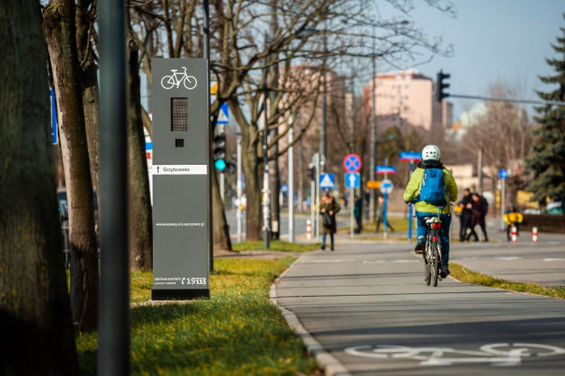 Nowy system ma usprawnić poruszanie się rowerem po stolicy (fot. ZDM)