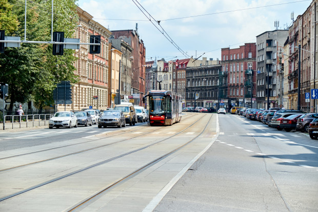 Tramwaje znów pojadą na łączących Katowice oraz Chorzów równoległych torowiskach wzdłuż ul. Gliwickiej i ul. Chorzowskiej (Fot. Shutterstock.com)