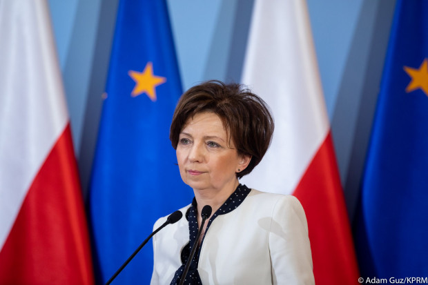 Minister rodziny i polityki społecznej Marlena Maląg. (Fot. KPRM/AdamGuz)