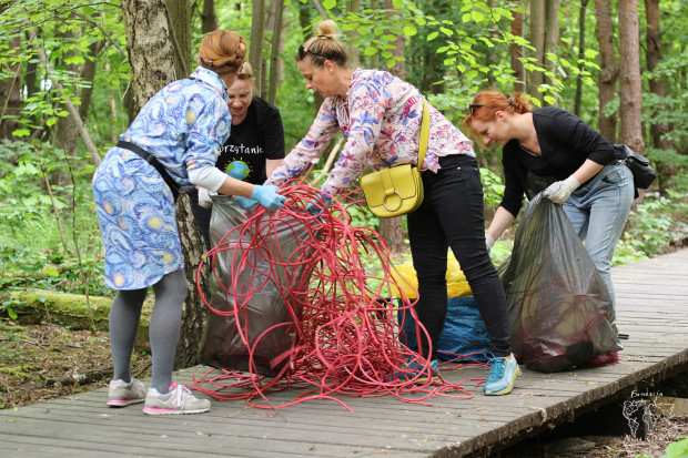 Podczas trzydniowej akcji zebrano 770 kg śmieci (fot. mat. pras. Fundacji Nasza Ziemia)