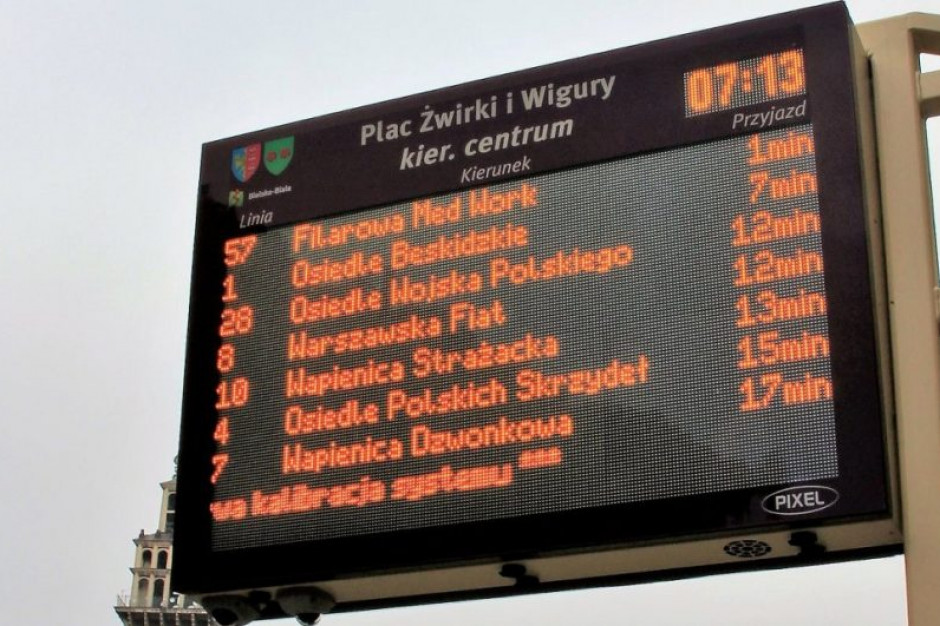 Budowa drugiego etapu systemu ITS w Bielsku-Białej będzie kosztowała 13,3 mln zł. (Fot. MZD BB) Budowa drugiego etapu systemu ITS w Bielsku-Białej będzie kosztowała 13,3 mln zł. (Fot. MZD BB)