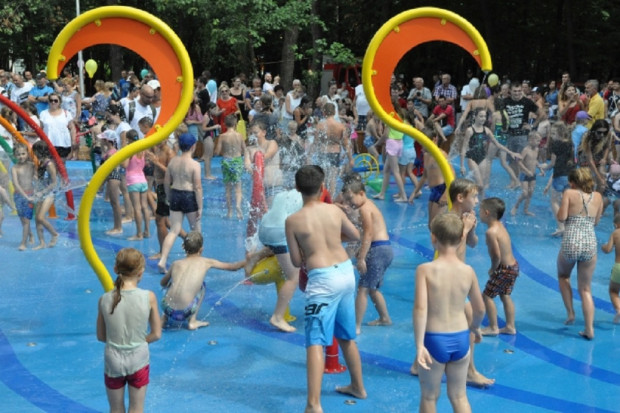 Wodny plac zabaw w Stalowej Woli cieszył się w poprzednich latach dużą popularnością (Fot. MOSiR Stalowa Wola)