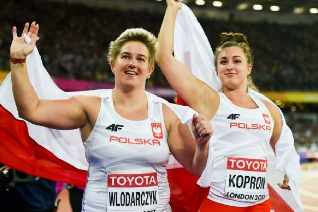 Jednym z gości naszej debaty o infrastrukturze sportowej była znana polska sportsmenka. Dwukrotna złota medalistka igrzysk olimpijskich Anita Włodarczyk (na zdjęciu z Malwiną Kopron, fot: Wikimedia Commons, the free media repository)
