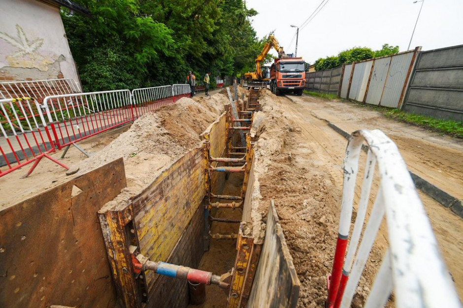 Łódź buduje kolejne kilometry wodociągów i kanalizacji