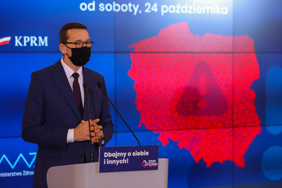 Premier: Cała Polska czerwoną strefą. Klasy 4-8 szkół podstawowych zdalnie