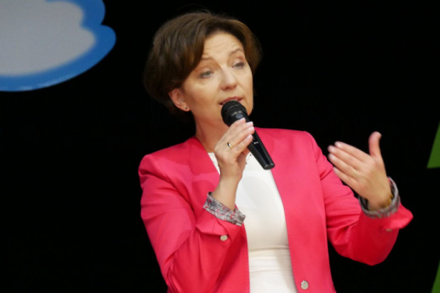 Minister rodziny i polityki społecznej Marlena Maląg. (Fot. Twitter MRPiPS).