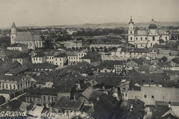 Panorama Grodna ok. 1935 roku (fot. domena publiczna)