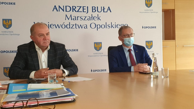 Marszałkowie Andrzej Buła i Roman Kolek (fot. opolskie.pl)
