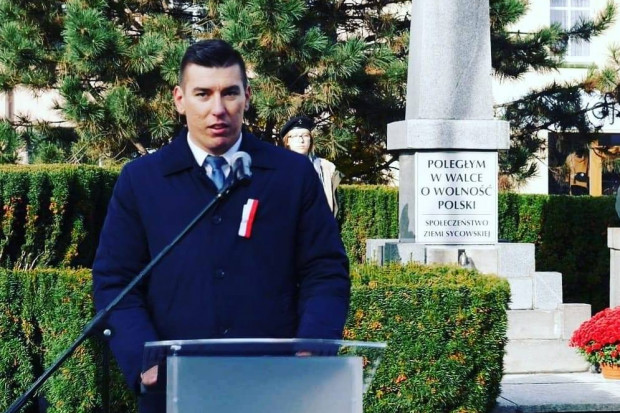Nie będzie referendum ws. odwołania burmistrza Sycowa, Dariusza Maniaka (fot. facebook/Darek Maniak)