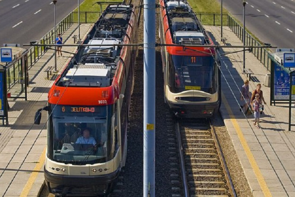 Trasa tramwajowa Gdańsk Południe - Wrzeszcz (nazywana także Nową Politechniczną) to nowa linia, która docelowo ma połączyć górny i dolny taras Gdańska (Fot. drmg.gdansk.pl)