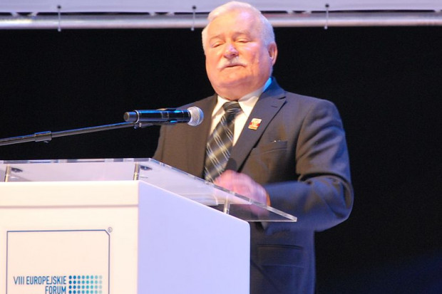 Lech Wałęsa ma tytuł honorowego obywatela Bielska-Białej od 1991 r. (fot. zorro2212 CC BY - SA 4.0)