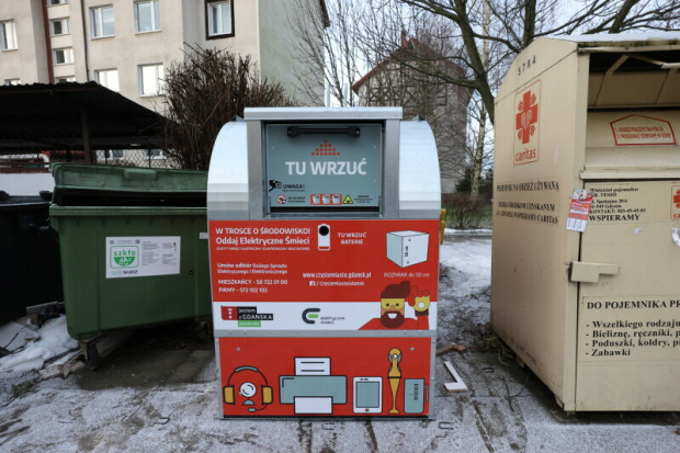 W różnych miejscach Gdańska staną pojemniki na drobny sprzęt elektro (fot. gdansk.pl)