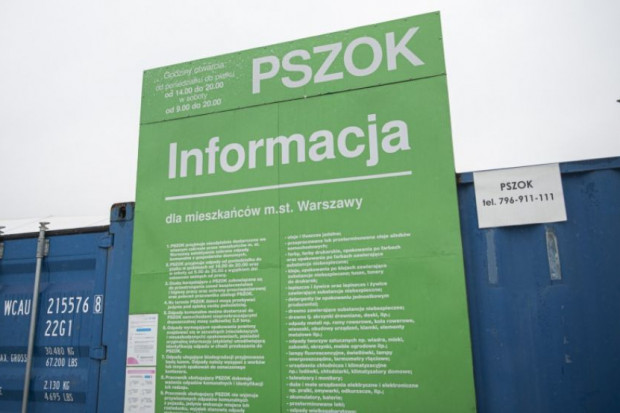 W Warszawie działają dwa punkty selektywnej zbiórki odpadów komunalnych (fot. warszawa.pl)