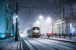 W poniedziałek (27 marca) śnieg może sypać w całym kraju. (Fot. Shutterstock)