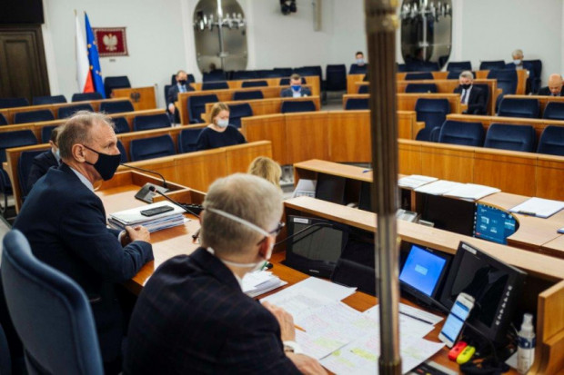 Połączone komisje skierowały projekt do dalszych prac (fot. Łukasz Kamiński/Kancelaria Senatu)