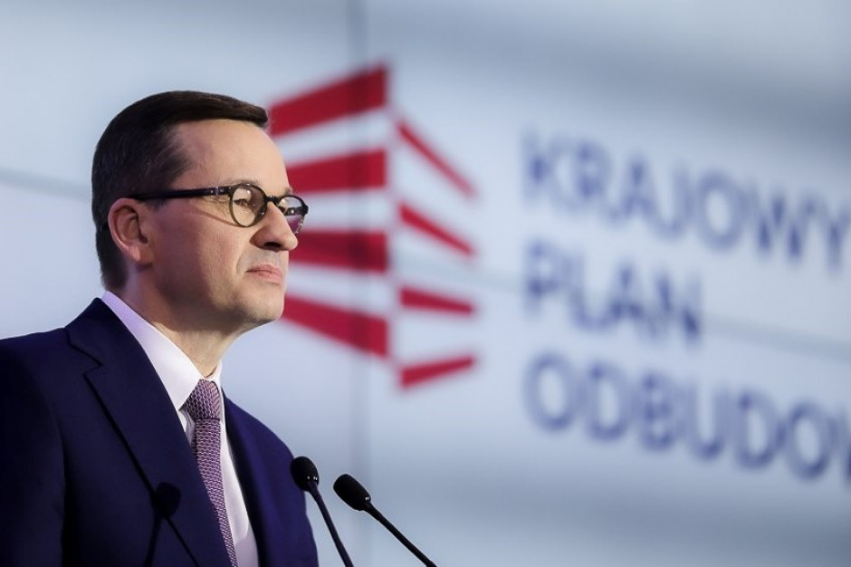 Przedstawione przez premiera Mateusza Morawieckiego założenia zakładają oparcie Krajowego Planu Odbudowy na pięciu filarach (Fot: Adam Guz / KPRM) Przedstawione przez premiera Mateusza Morawieckiego założenia zakładają oparcie Krajowego Planu Odbudowy na pięciu filarach (Fot: Adam Guz / KPRM)