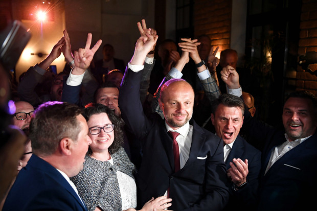 Konrad Fijołek został prezydentem Rzeszowa w pierwszej turze przedterminowych wyborów - wynika z oficjalnych wyników wyborów (Fot. PAP/Darek Delmanowicz)