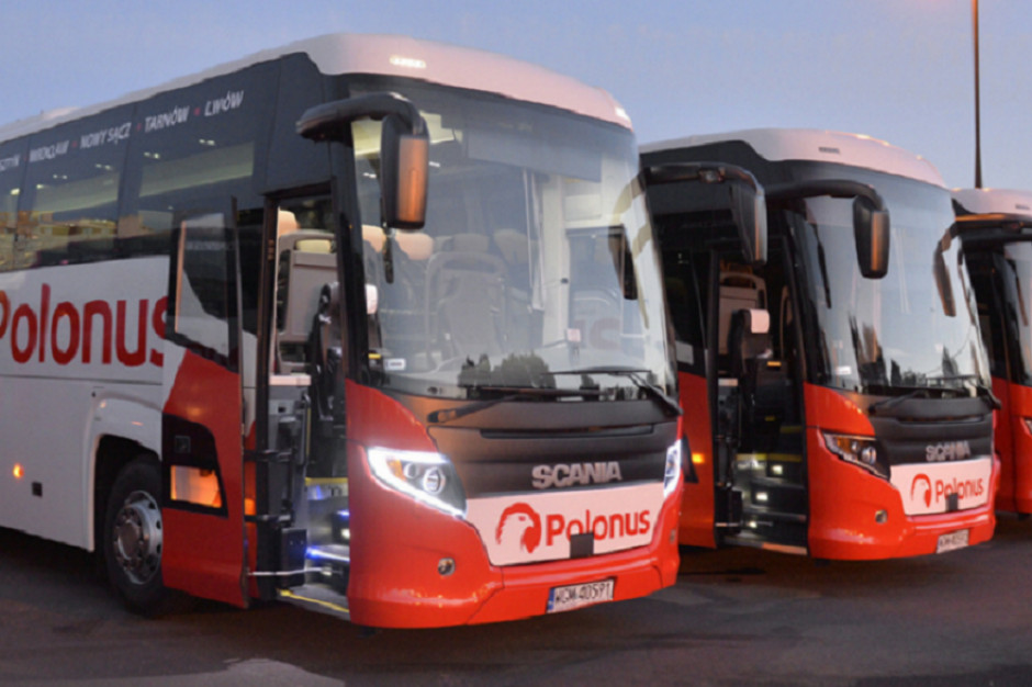 W składzie dywizji autobusowej ściśle współpracującej z PKP znalazł się m.in. PKS Polonus Warszawa (Fot. pkspolonus.pl)