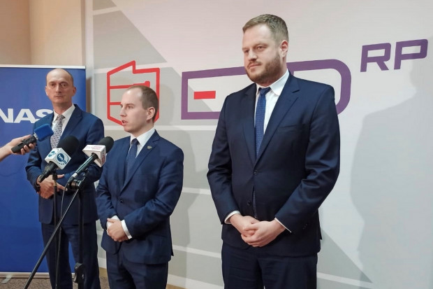 Celem polskiego rządu jest to, aby system EZD działał we wszystkich urzędach w Polsce do 2025 r. - mówił minister  Janusz Cieszyński w Białymstoku Fot. Twitter