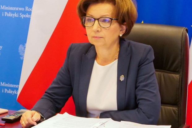 Minister rodziny i polityki społecznej Marlena Maląg. (Fot. Twitter/MRiPS_GOV_PL)