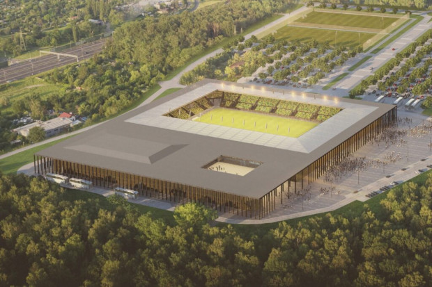 Wizualizacja nowego stadionu w Katowicach (Fot. UM Katowice)