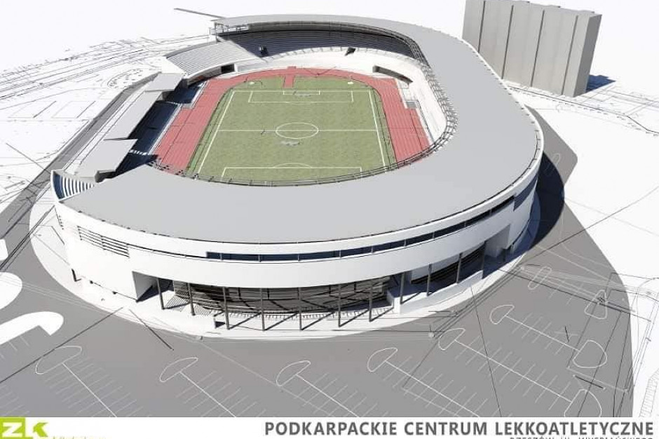 Podkarpackie Centrum Lekkiej Atletyki (wizualizacja: Pracownia projektowa ZK Architekci Rzeszów)