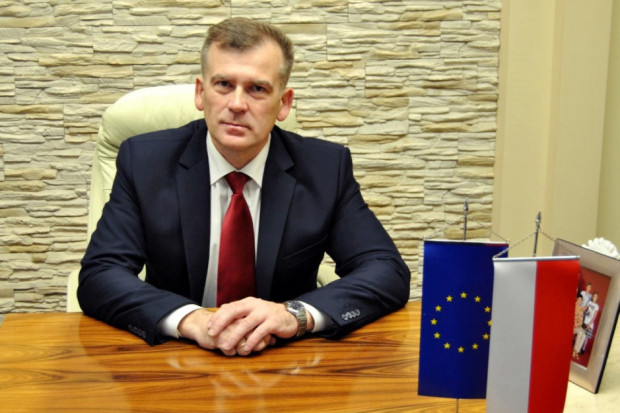 Burmistrz Marek Nazarko (fot. UG Michałowo)