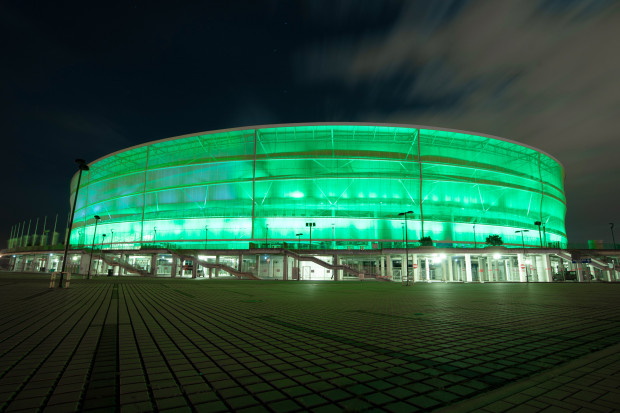W sobotę 6 listopada na zielono zostanie podświetlony m.in. Stadion Wrocław (fot. UM Wrocław)