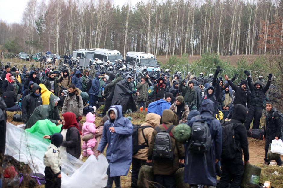 Gwałtownie wzrosła liczba prób nielegalnego przekroczenia granicy Białorusi (fot. PAP/Leonid Shcheglov)
