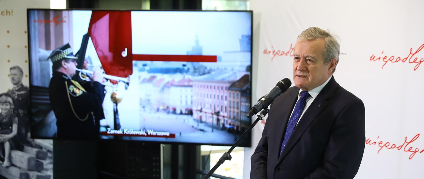 Święto narodowe to jest moment refleksji nad naszą historią - powiedział Piotr Gliński. (fot. gov.pl)