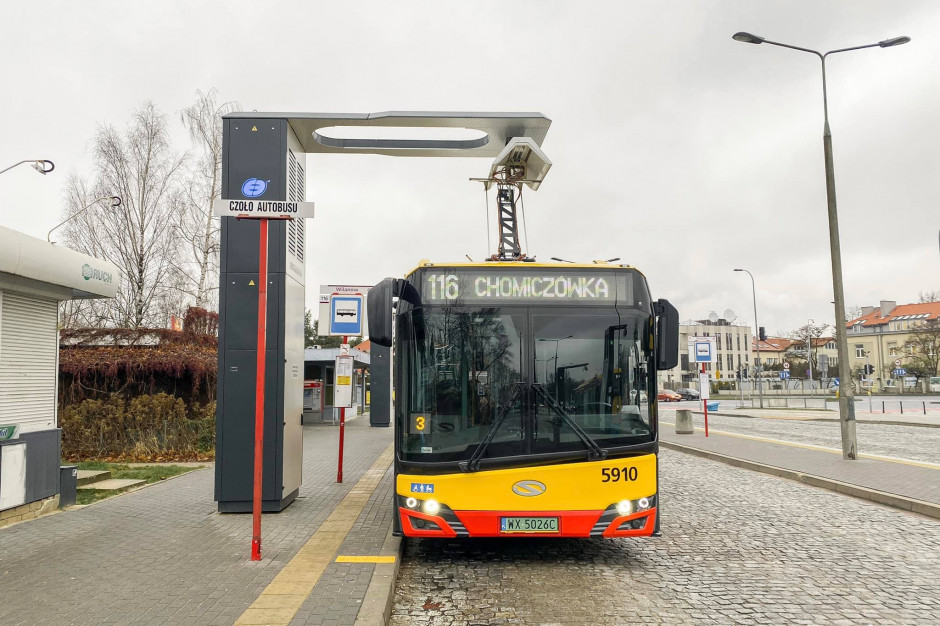 Uruchomiono największą stację ładowania autobusów elektrycznych w Warszawie