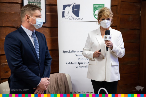 Dostęp do ośrodków środowiskowej opieki był tematem środowego spotkania w Sokółce (Fot. UMWP/Piotr Babulewicz)