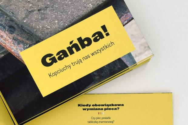 W Rybniku jedna z kampanii na rzecz wymiany starych pieców nosiła nazwę "Gańba" (po śląsku: wstyd). Fot. UM Rybnik