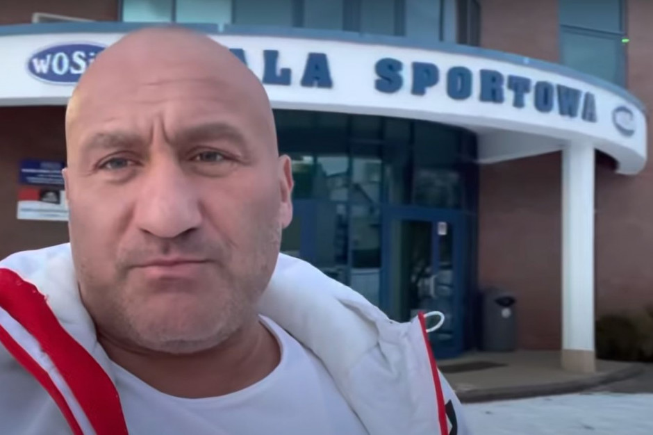 Wiadomość o organizacji gali sportów walki MMA-VIP w wieluńskiej hali podał Marcin Nejman (fot. youtube.com)