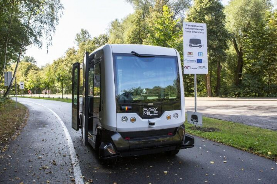 Gdańsk przetestował autonomicznego busa jako pierwszy na świecie