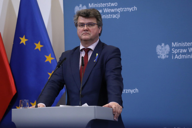 Sekretarz stanu w MSWiA Maciej Wąsik (fot. PAP/Albert Zawada)
