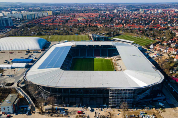 Budowa stadionu w Szczecinie to jedna z największych samorządowych inwestycji ostatnich lat. Fot. Szczecińskie Inwestycje Miejskie