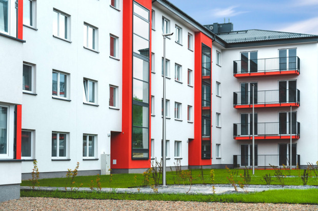 Jedno z osiedli budowanych w ramach programu Mieszkanie Plus powstało w Krakowie. Fot. PFR Nieruchomości