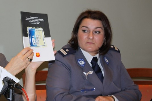 Aneta Litwin to była naczelniczka wydziału prewencji komendy miejskiej policji w Kielcach. (fot. KMP Kielce)