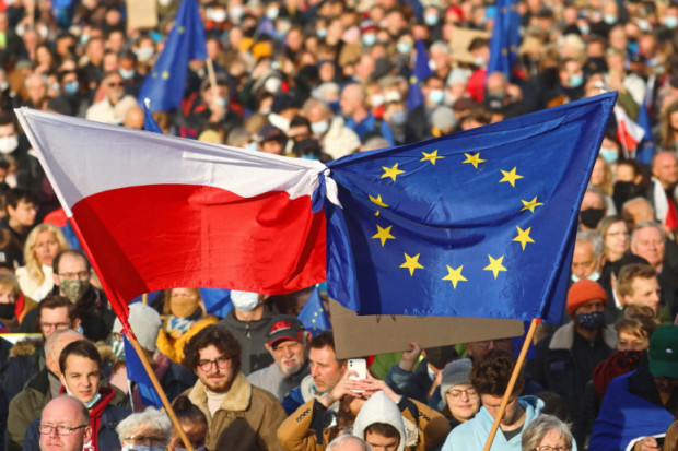 Polska jest członkiem Unii Europejskiej od 1 maja 2004 r.(fot. PAP/Art Service 2)