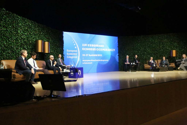Debata „Sprawiedliwa transformacja” odbyła się podczas Europejskiego Kongresu Gospodarczego w Katowicach (fot. PTWP)