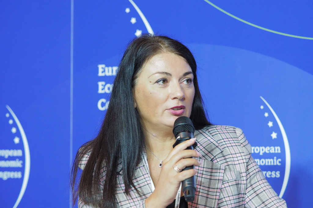 Izabela Domogała, członek zarządu Województwa Śląskiego  (Fot. PTWP)