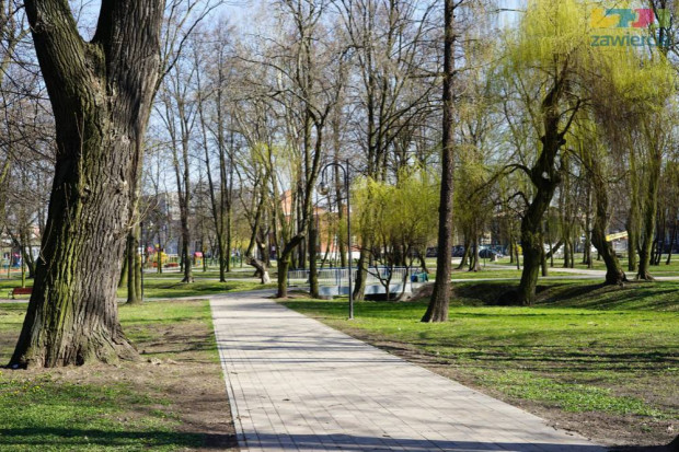 Park im. Tadeusza Kościuszki w Zawierciu (fot. zawiercie.eu)